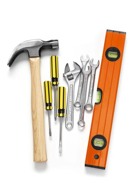 Many Tools isolated on white — Stock Photo, Image