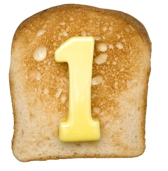 Toast with Butter Number Stock Photo by ©Stuartbur 72572109