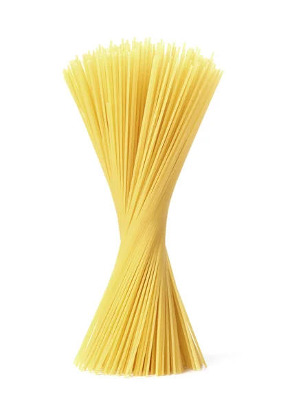 Pasta auf weißem Hintergrund — Stockfoto