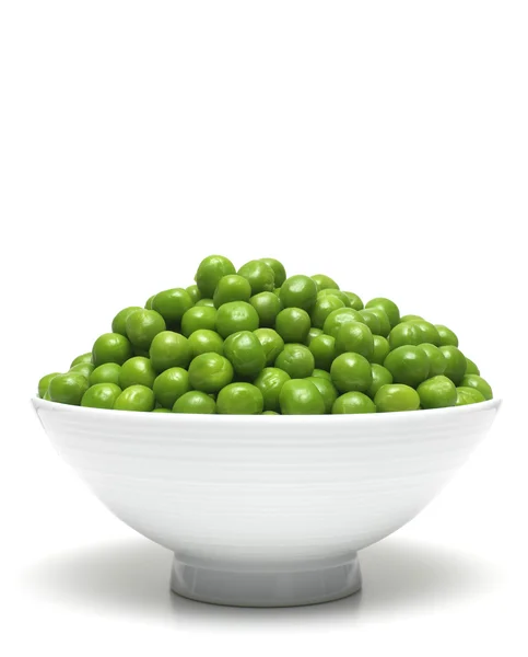 Garden Peas in a bowl — Stock Photo, Image