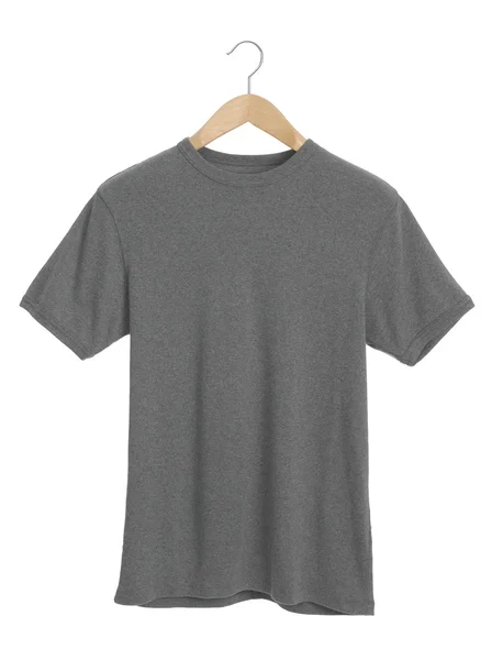 Camiseta cinzenta isolada — Fotografia de Stock
