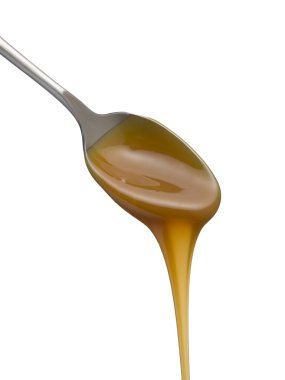Kaşık izole karamel