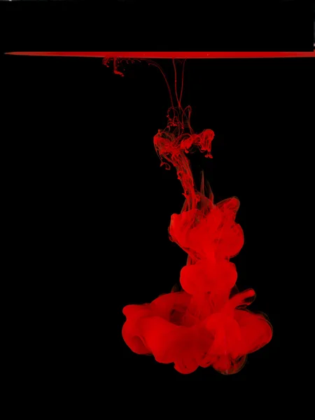 Red Ink in water — Stock Photo, Image