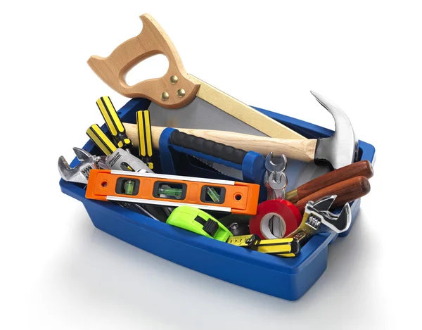 Toolbox gevuld — Stockfoto