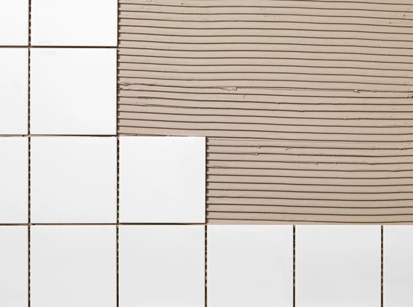 Telha adesiva e azulejos parede — Fotografia de Stock