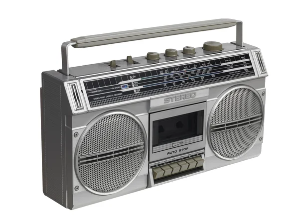 Ghetto Blaster på vit — Stockfoto