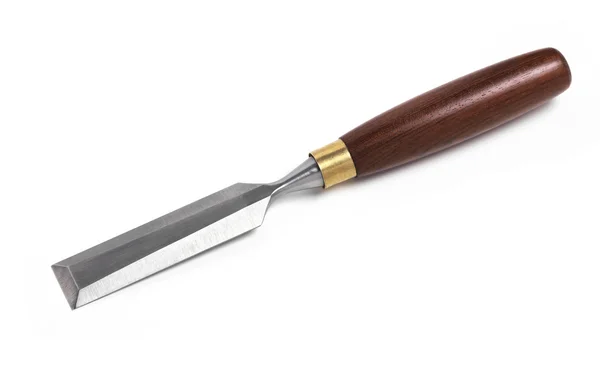 Chisel side on white — Stock Photo, Image