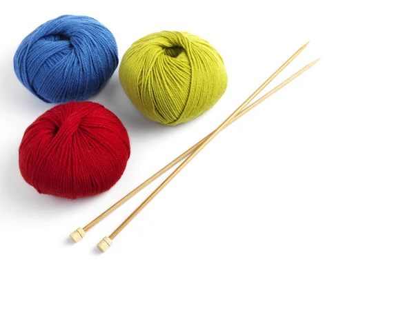 Boules de couleur de laine — Photo