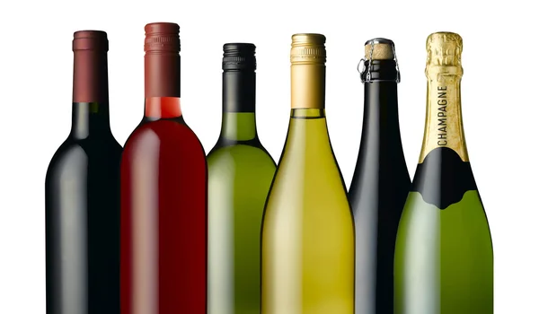 Group of wine bottles — Stock Photo, Image