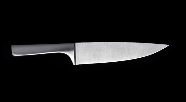 Kitchen Knife on black