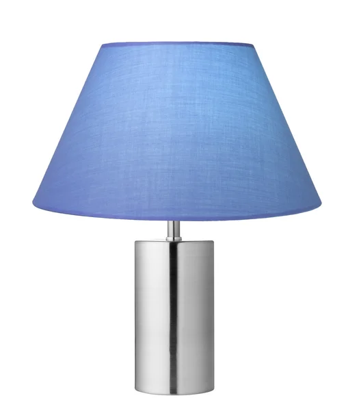 Blue lampshade isolated — Stock Photo, Image