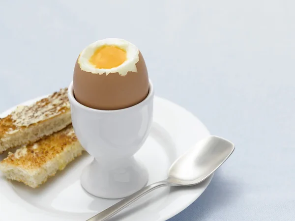 Œuf cuit au petit déjeuner Photos De Stock Libres De Droits