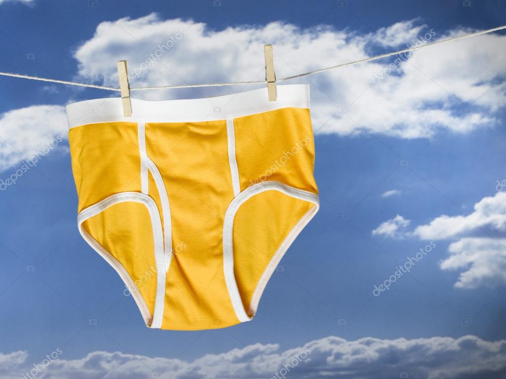Underwear hanging on a washing line Stock Photo by ©Stuartbur 74208755