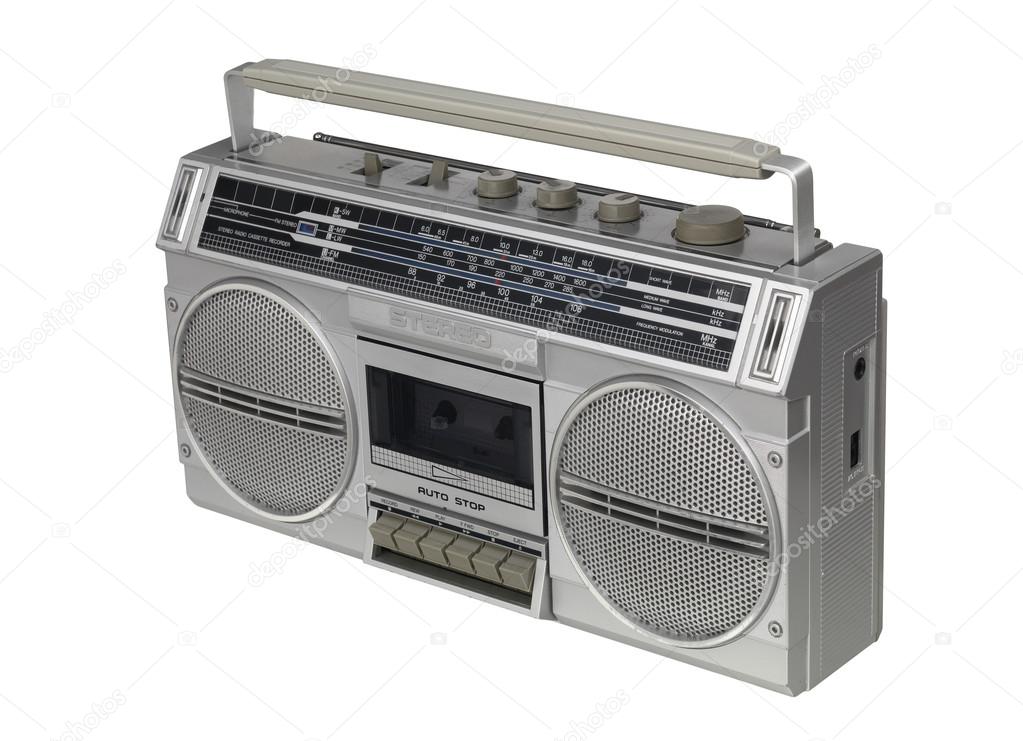 Ghetto Blaster on white