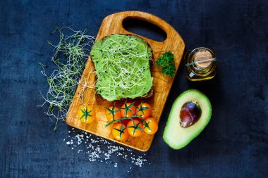 taze vejetaryen sandviç