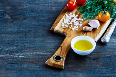 Karanlık gıda arka plan