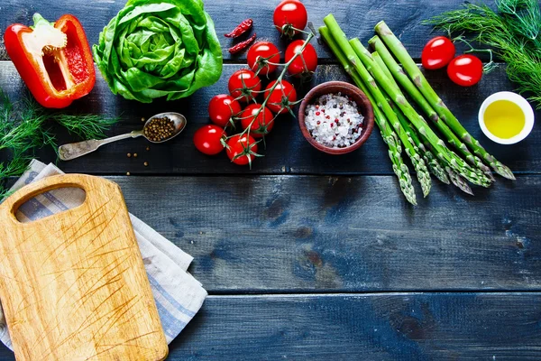 Cocina vegana y dietética — Foto de Stock