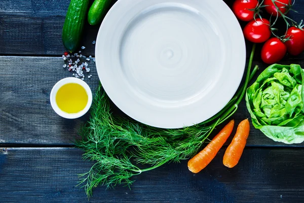 Cocina vegana y dietética — Foto de Stock