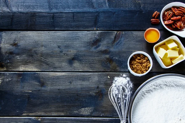 Ingredienser för att baka tårta — Stockfoto