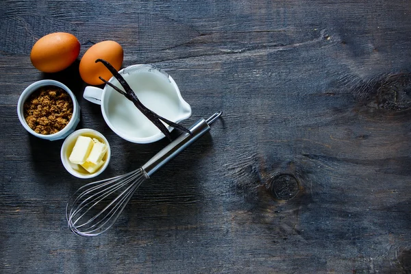 Ingrediënten voor het bakken — Stockfoto