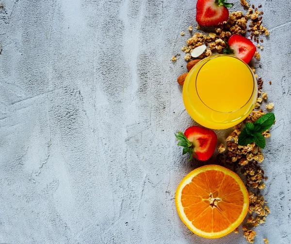 Gesunde Zutaten für das Frühstück — Stockfoto