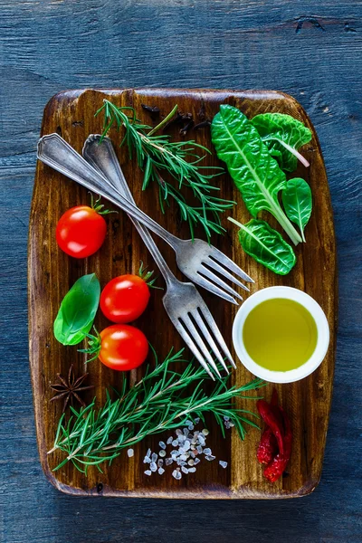 Fondo de cocina saludable — Foto de Stock