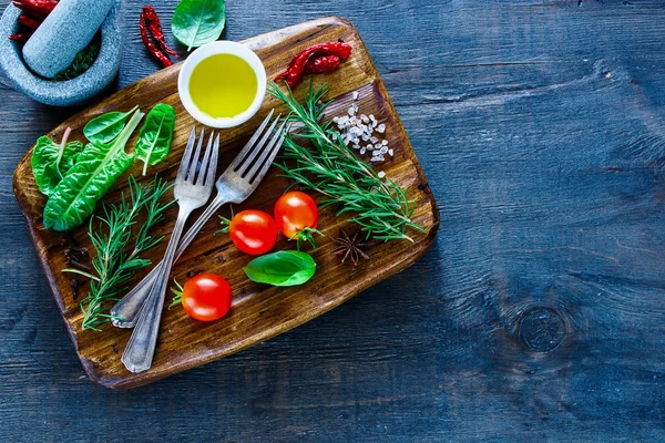 Fondo de cocina saludable — Foto de Stock