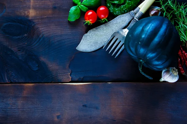 Calabaza con ingredientes — Foto de Stock