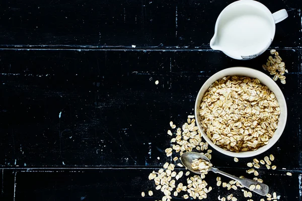 Healthy breakfast background — Stock fotografie