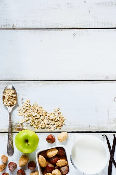 Healthy breakfast background — Stock Fotó