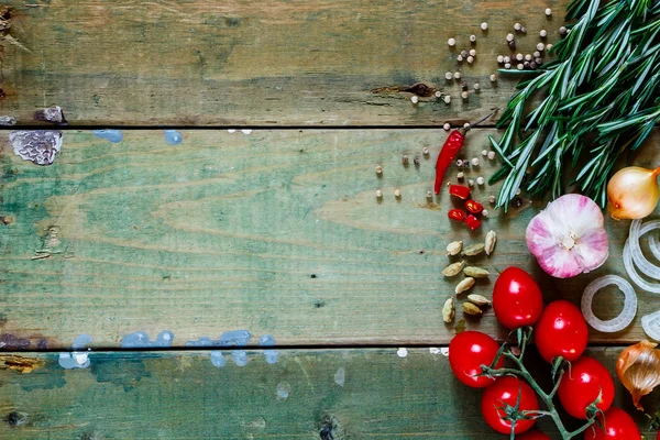 Ingredientes frescos fondo — Foto de Stock