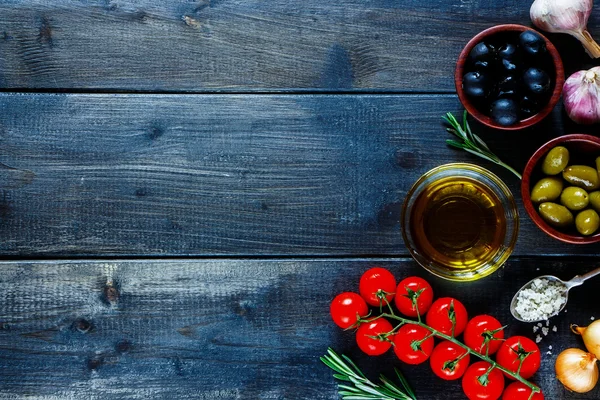 Italian food background — Stock Photo, Image