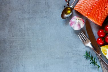 Lezzetli Çiğ somon