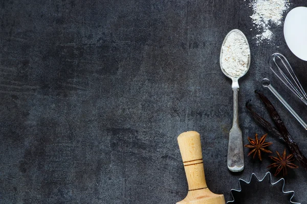 Ingredienser til bagning - Stock-foto