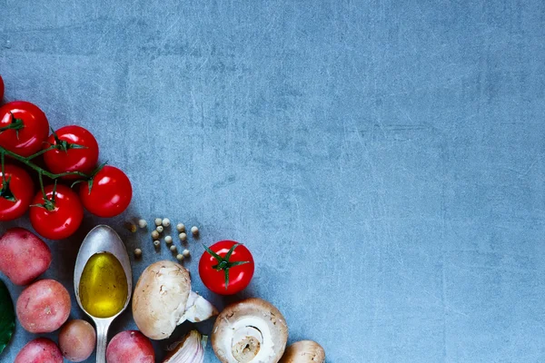 Légumes sur fond vintage — Photo