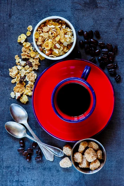 Healthy Breakfast background — Stock Photo, Image