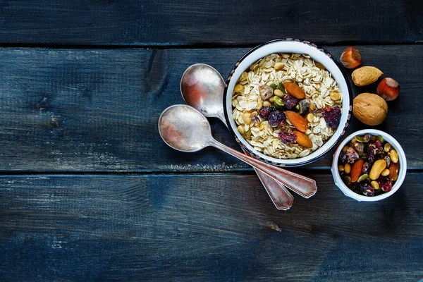 Mesa con desayuno saludable — Foto de Stock