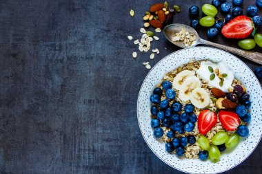Yulaf gevreği lezzetli breakfast