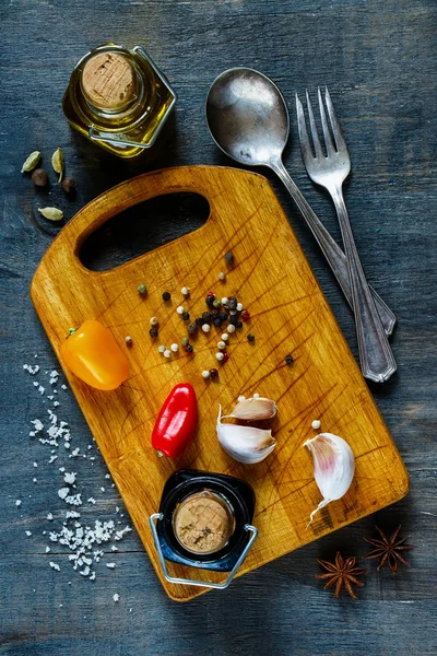 Koken ingrediënten achtergrond — Stockfoto