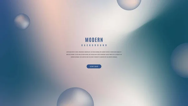 Fondo Malla Gradiente Suave Abstracto Con Burbujas Puede Ser Utilizado — Archivo Imágenes Vectoriales