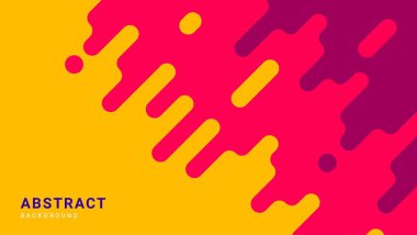 Soyut Renkli Yuvarlak Şekil Arkaplanı. Banner, Motion, Poster ya da Sunum İçin Kullanılabilir