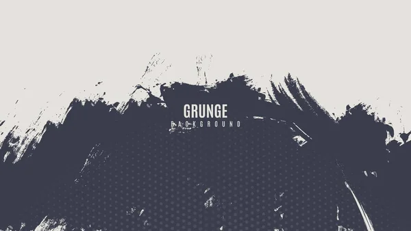 Abstrait Blanc Noir Grunge Texture Arrière Plan Avec Motif Ton — Image vectorielle