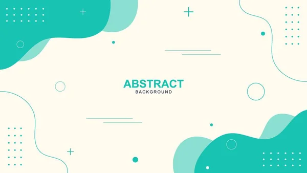 Résumé Blue Cyan Flat Curve Geometric Background Bon Pour Présentation — Image vectorielle