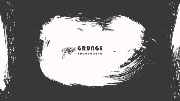 Center Frame White Gray Grunge Texture Background Template — Vetor de Stock