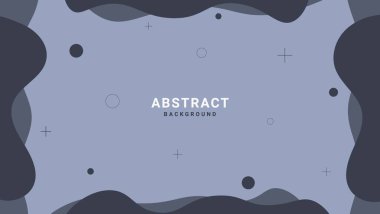 Black Dynamic Liquid Shape Abstract Geometric Background. Good For Banner, Motion, Frame Or Presentation.
