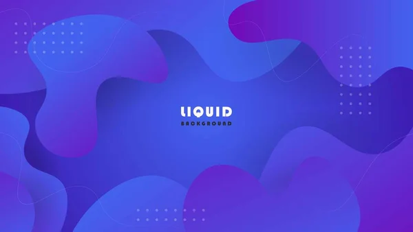 Abstract Purple Liquid Shapes Background Design Can Used Landing Page — Stok Vektör