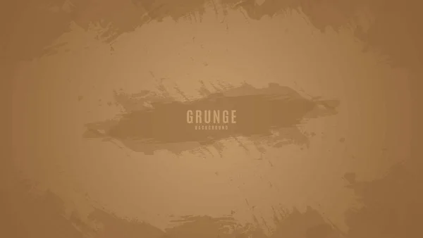 Abstract Brown Grunge Background Good Banner Poster Frame — Stock Vector