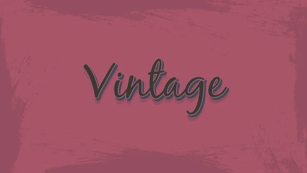 Effetto Testo Modificabile Vintage Sfondo Rosso — Vettoriale Stock