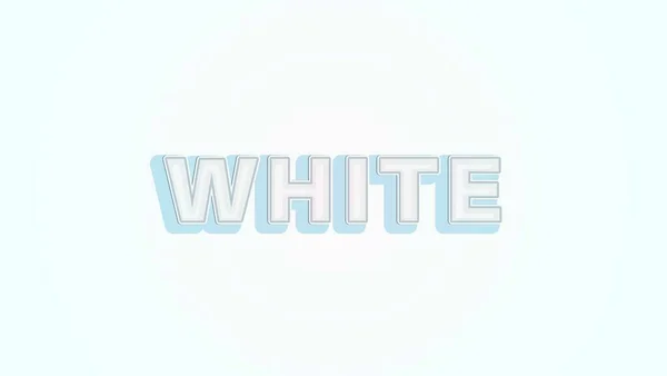 Трехмерный Белый Стол — стоковый вектор