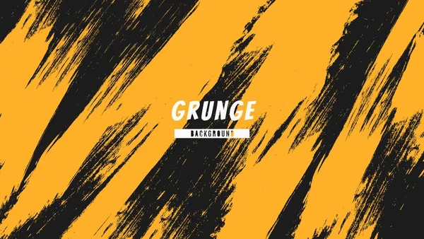 Design Fundo Texturas Grunge Preto Amarelo Abstrato Mínimo — Vetor de Stock